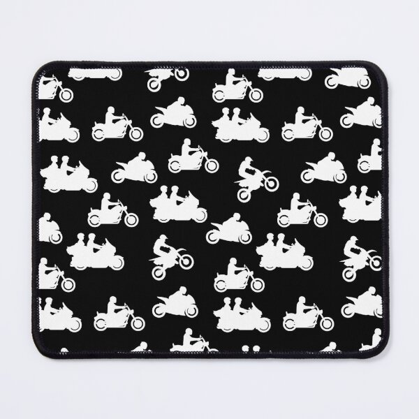 Item preview, Motorcycles Pattern in Black and White designed and sold by hobrath.