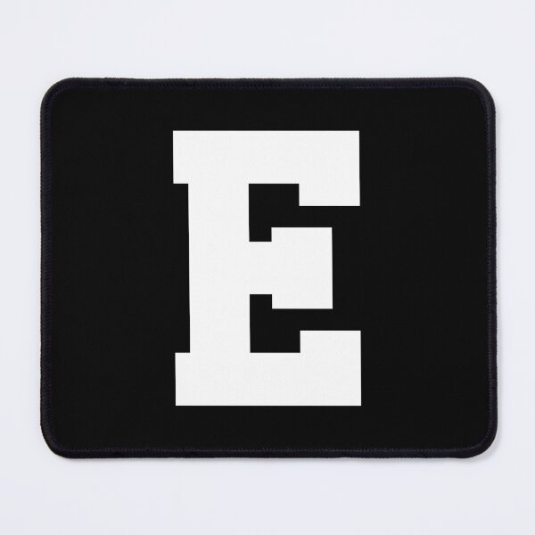 Item preview, Alphabet, White E, Sports letter E designed and sold by TheCultStuff.