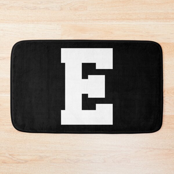 Item preview, Alphabet, White E, Sports letter E designed and sold by TheCultStuff.