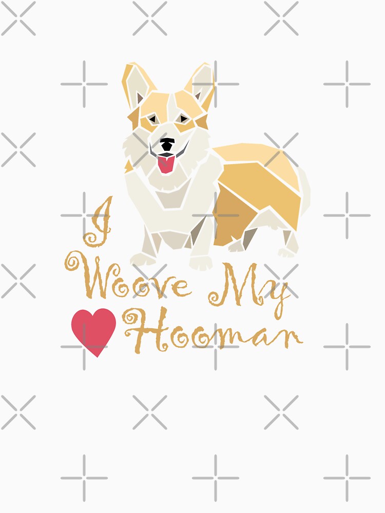 Thumbnail 3 of 3, Fitted Scoop T-Shirt, Corgi dogs, dog moms, dog lover gifts designed and sold by petloverswag.