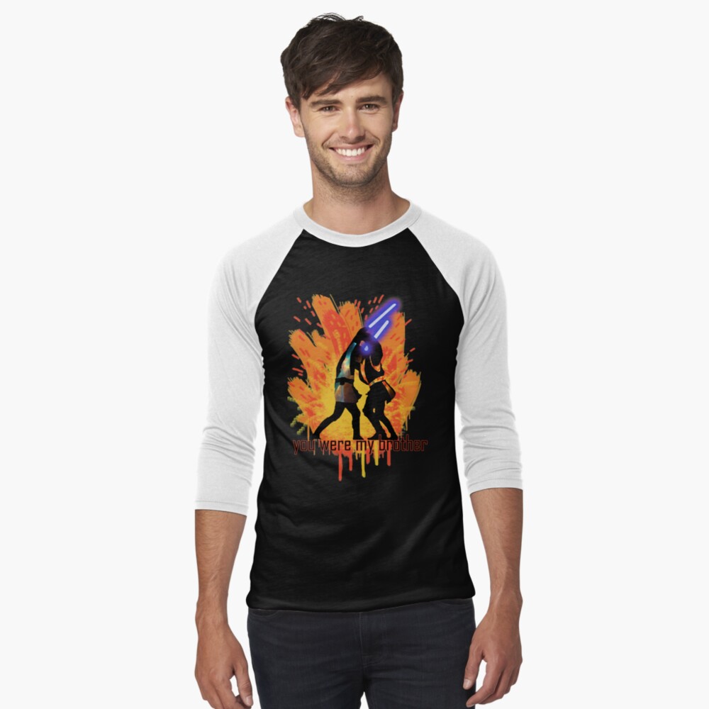 Vista previa del artículo con la obra «Camiseta ¾ estilo béisbol», diseñado y vendido por TheVelocirapper.
