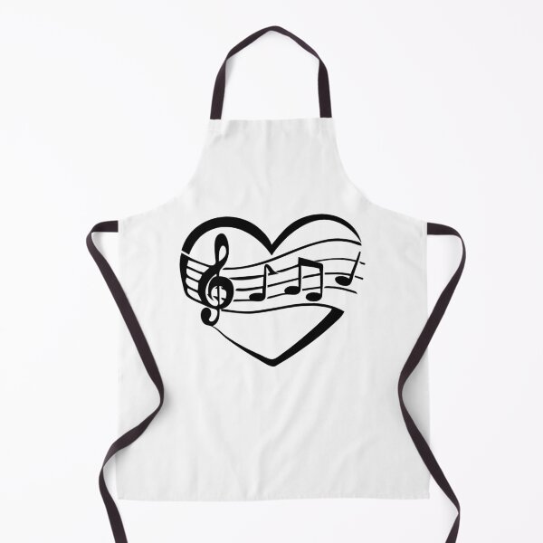 Item preview, Black Musical Heart designed and sold by PolishedPin.