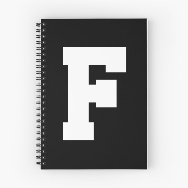 Item preview, Alphabet, White F, Sports letter F designed and sold by TheCultStuff.