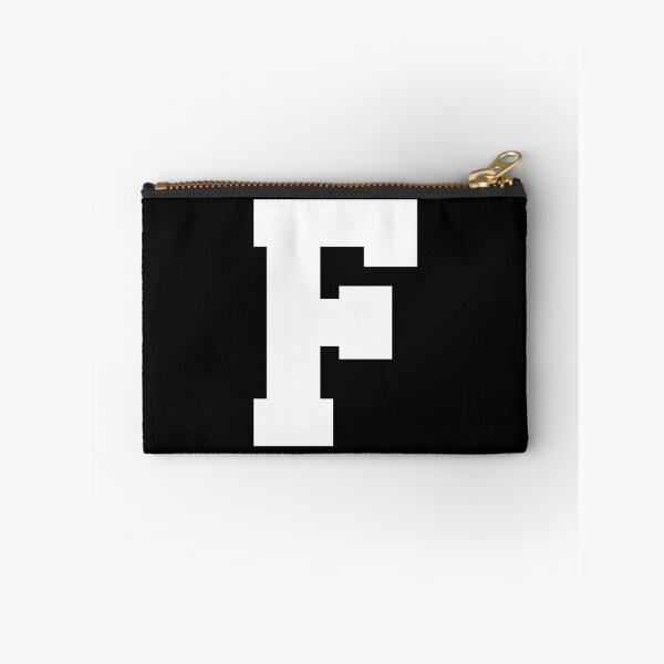Item preview, Alphabet, White F, Sports letter F designed and sold by TheCultStuff.