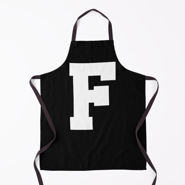 Item preview, Alphabet, White F, Sports letter F designed and sold by TheCultStuff.