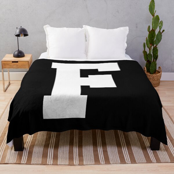 Item preview, Alphabet, White F, Sports letter F designed and sold by TheCultStuff.