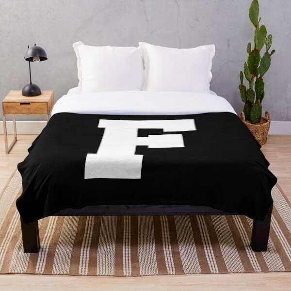 Item preview, Alphabet, White F, Sports letter F designed and sold by TheCultStuff.