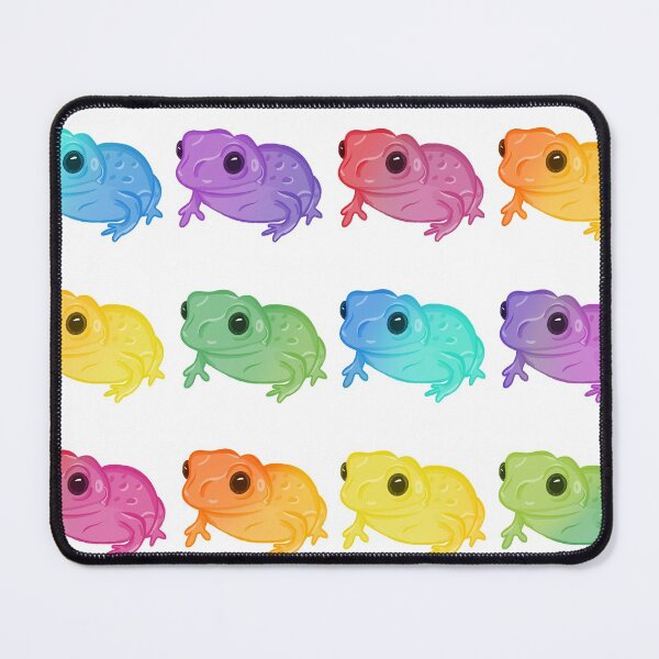 Item preview, Rainbow Frogs designed and sold by RoserinArt.