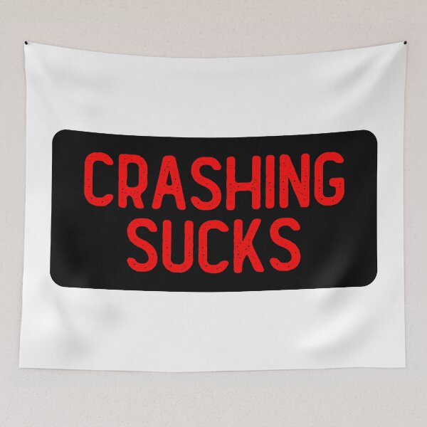 Aperçu de l'œuvre Crashing Sucks Cool Bumper créée et vendue par Sour Soul.
