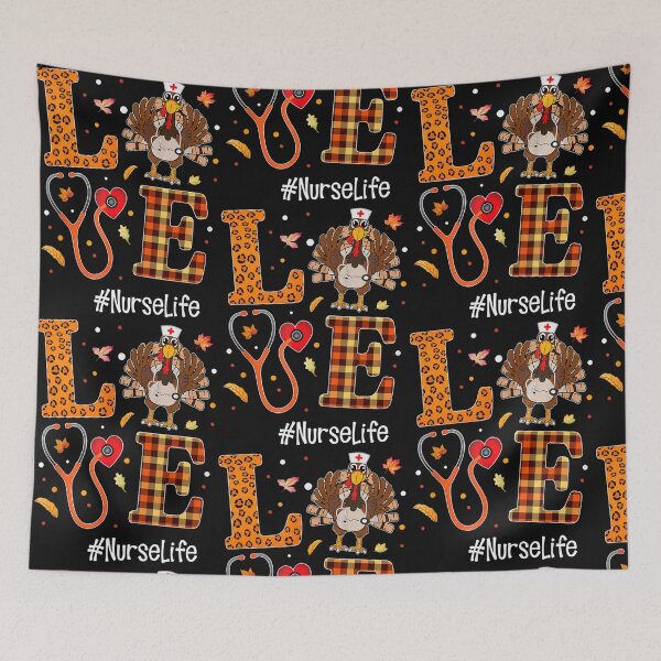 Item preview, Love Nurse Life Turkey Funny Nursing designed and sold by Nguyenvanhai.