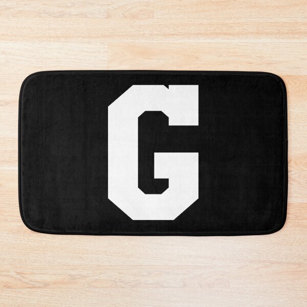 Item preview, Alphabet, White G, Sports letter G designed and sold by TheCultStuff.