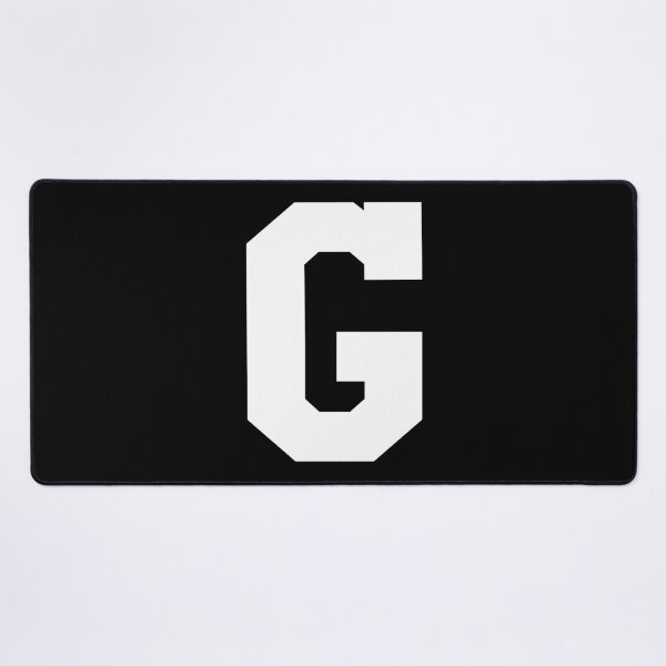Item preview, Alphabet, White G, Sports letter G designed and sold by TheCultStuff.