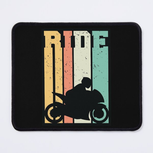 Item preview, Ride Retro Motorcycle Super Sportbike Silhouette Illustration designed and sold by hobrath.