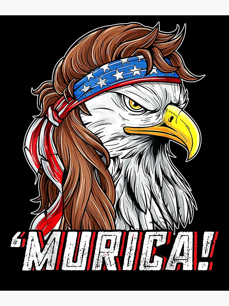 4th Of July Eagle Mullet Murica American Flag Usa Merica" Greeting Card for  Sale by beata155 | Redbubble