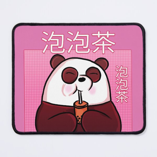 Item preview, Bubble Tea Panda Bear designed and sold by RoserinArt.