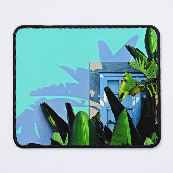 Item preview, Picturesque Tropical Banana Palm Tree House Facade Window designed and sold by Anna Lemos.