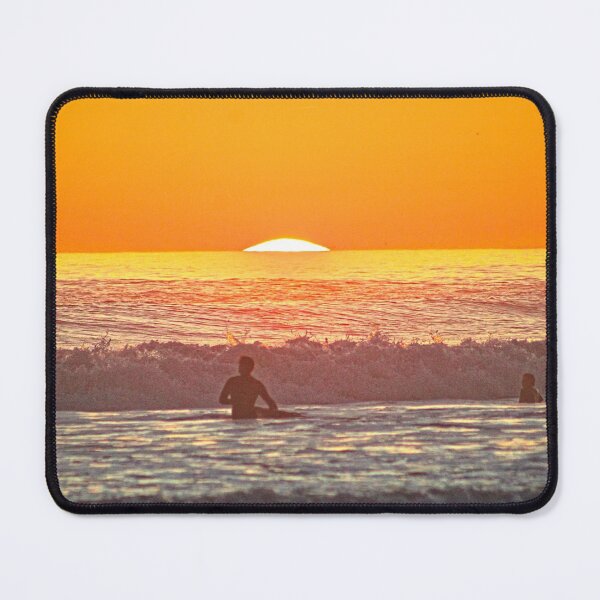 Item preview, Sunset Sunrise Sea Waves Surfer Surf Seascape designed and sold by Anna Lemos.