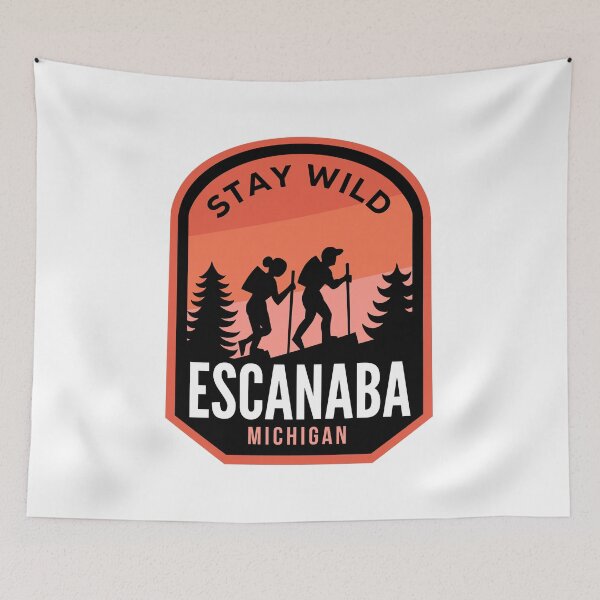 Item preview, Escanaba Michigan Hiking in Nature designed and sold by HalpinDesign.