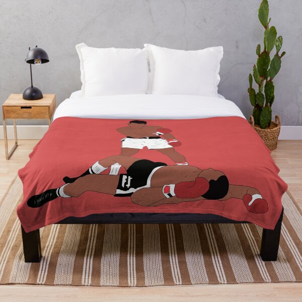 Muhammad Ali Iconic Pose Throw Blanket