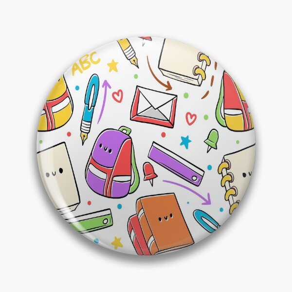 Item preview, Colorful kids Back To School design and first grade school stuff designed and sold by PODI-Art.
