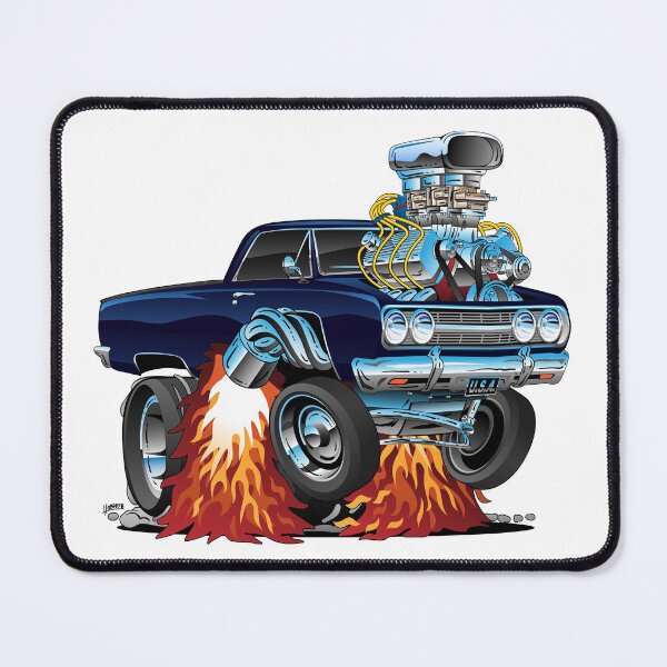 Item preview, Classic Sixties Muscle Car Cartoon designed and sold by hobrath.