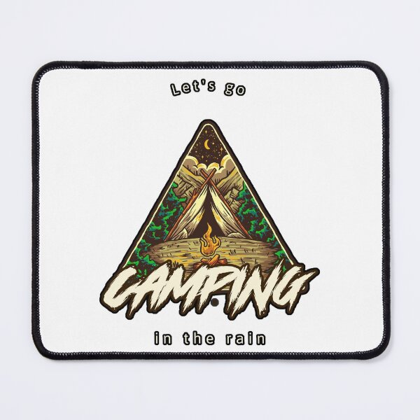 Item preview, Let's go camping in the rain designed and sold by glitchman2.