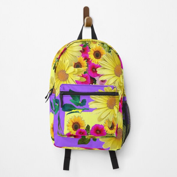 Item preview, YELLOW DAISY PURPLE PETUNIAS SPRING FLORAL PURPLE PATTERN designed and sold by sharlesart.