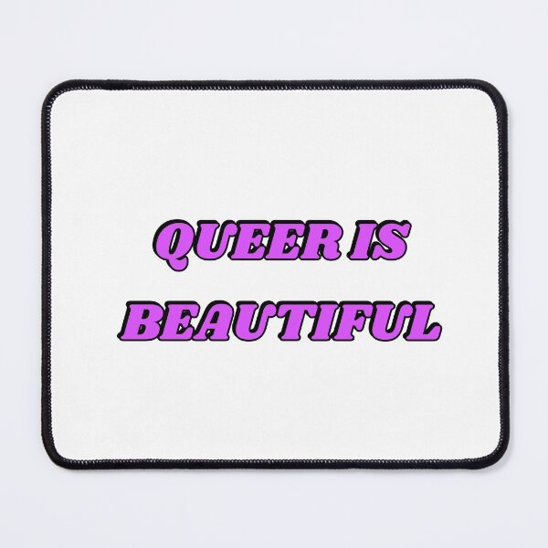 Item preview, QUEER IS BEAUTIFUL pink designed and sold by Inspirationmotivation.