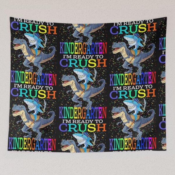 Item preview, Funny Im Ready To Crush Kindergarten Shark designed and sold by Ngothaovinh.