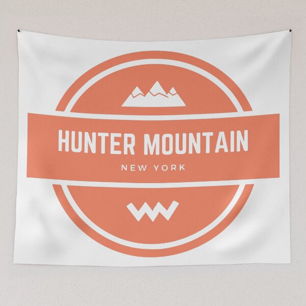 Item preview, Hunter Mountain Resort in Greene County, New York, USA, North America - Mountain Hiking Snowboard Ski Resort Vintage Logo designed and sold by Vintage-TM.