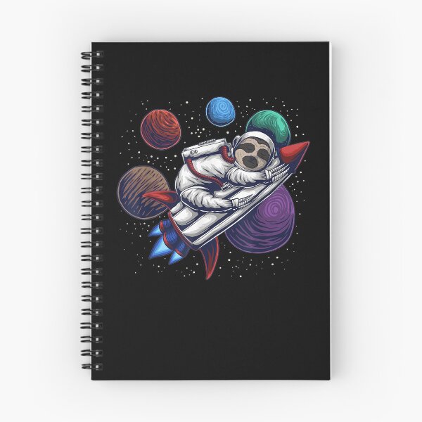 Item preview, Astronaut Sloth In Plants Stars Moon Galaxy Rocket designed and sold by beata155.