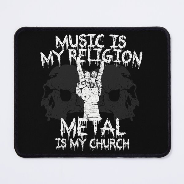 Item preview, Heavy Metal Quote Metal Is My Church designed and sold by Ikaroots.