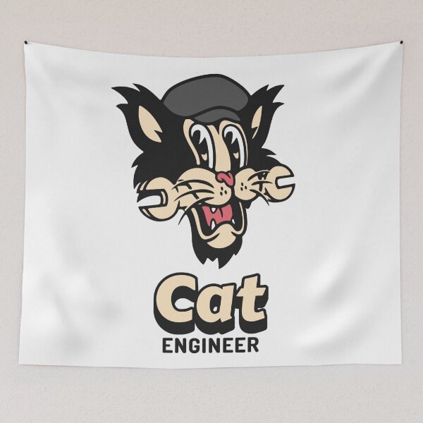 Item preview, Cat Engineer designed and sold by CecileMJ.