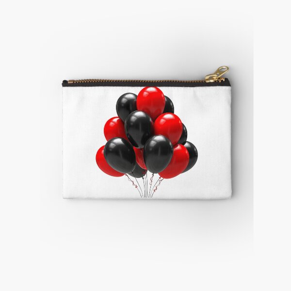 Aperçu de l'œuvre Ballons noirs et rouges créée et vendue par Imakeyouhappy.