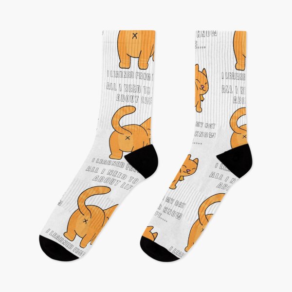 Item preview, All I need to know about life I learned from my cat designed and sold by AliCaliDesigns.