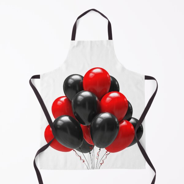 Aperçu de l'œuvre Ballons noirs et rouges créée et vendue par Imakeyouhappy.