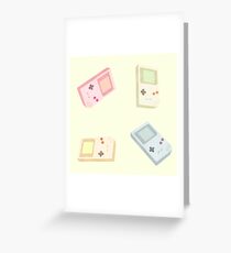 Game boy pattern Greeting Card