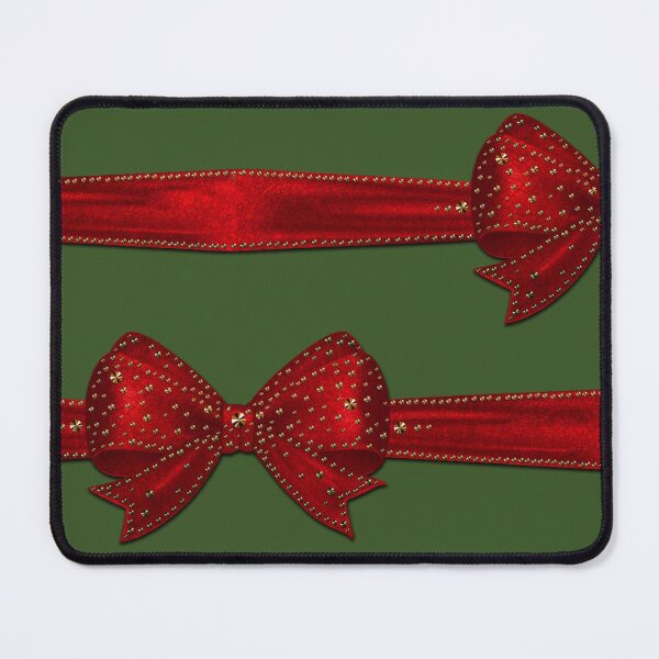 Item preview, Xmas Vintage Ribbons Pattern Red Festive Gifts - Christmas designed and sold by GlamourChick.