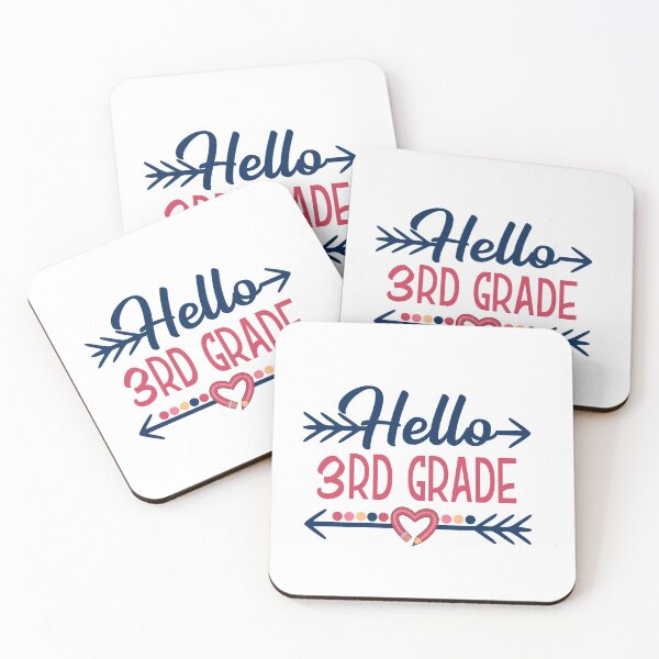 Item preview, Hello 3th grade designed and sold by picasart2021.