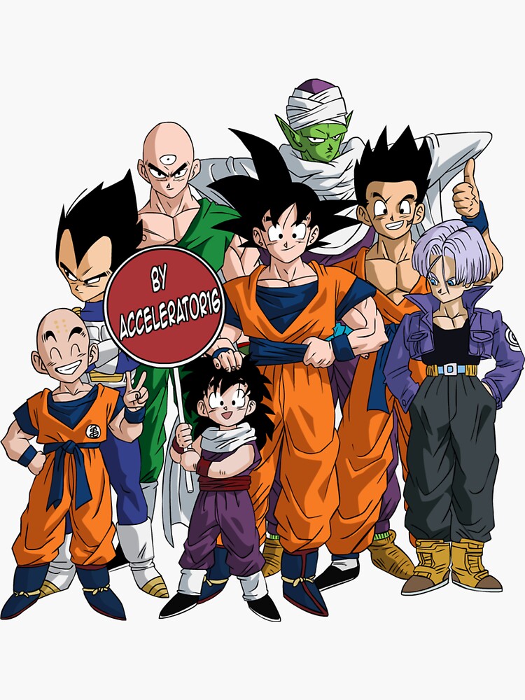 Dragon ball Z characters ! | Sticker