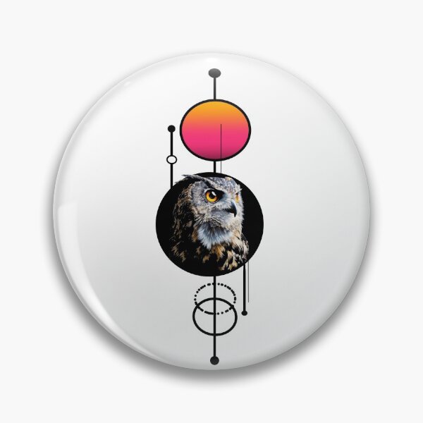 Item preview, Geometric owl design designed and sold by AXIOM13.
