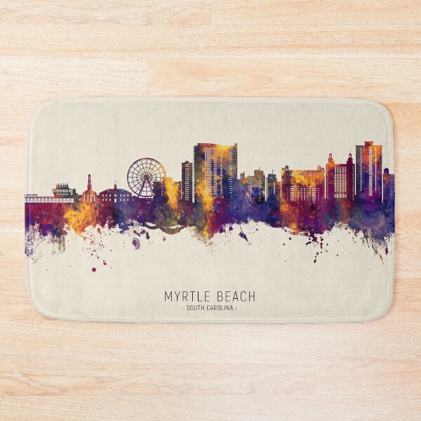 Item preview, Myrtle Beach South Carolina Skyline designed and sold by ArtPrints.