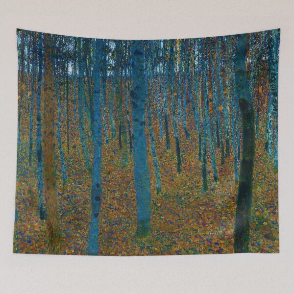 Item preview, Gustav Klimt "Beech Grove I" designed and sold by Alexandra Dahl.