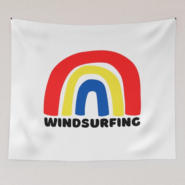 Artikelvorschau, Windsurfen Regenbogen entworfen und verkauft von TheGreenGoat.