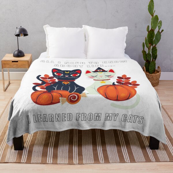 Item preview, All I need to know about life I learned from my cats designed and sold by AliCaliDesigns.