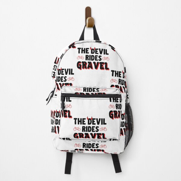 Item preview, Gravelbike Sticker The devil rides gravel designed and sold by lucomini.