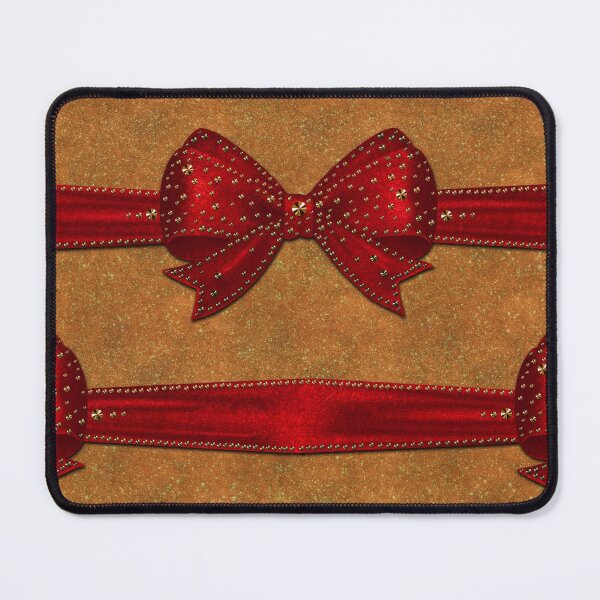 Item preview, Vintage bows pattern in red gold - gifts designed and sold by GlamourChick.