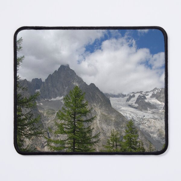 Item preview, Snowy Mountains Fir tree Forest Alpine Landscape designed and sold by Anna Lemos.