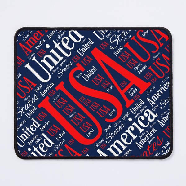 Item preview, USA Patriotic Red White and Blue Word Art designed and sold by hobrath.