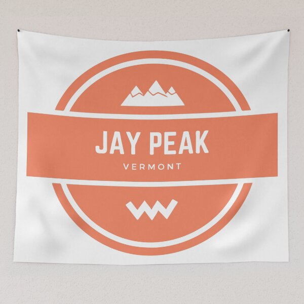 Item preview, Jay Peak in Vermont, USA, North America - Mountain Hiking Snowboard Ski Resort Vintage Logo designed and sold by Vintage-TM.